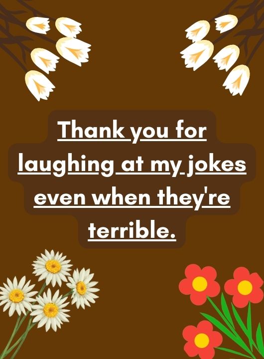 Funny Thank You Messages for Sister