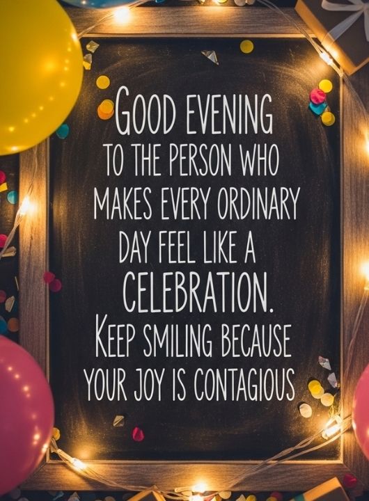 Good Evening Message