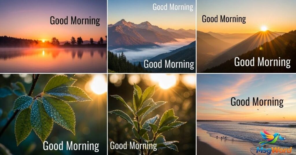Good Morning Images with Nature