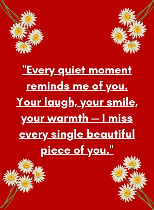 Missing You Messages for Her