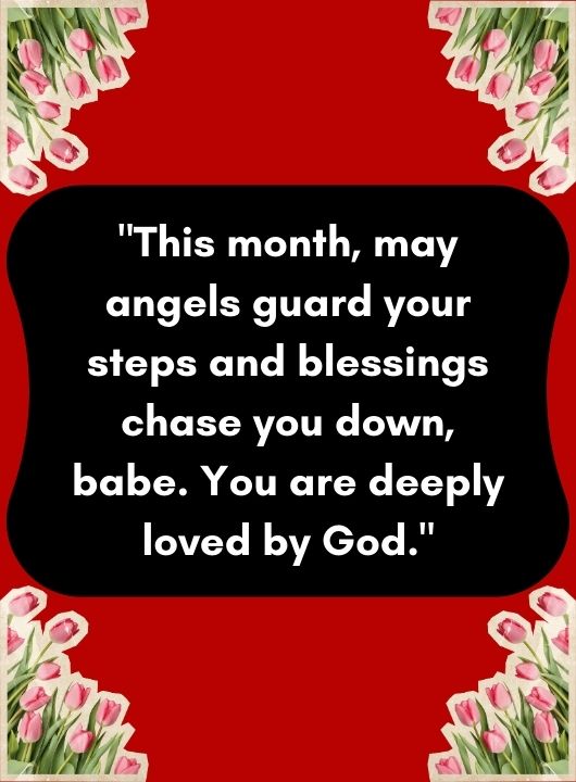 Prayerful New Month Messages for Babe