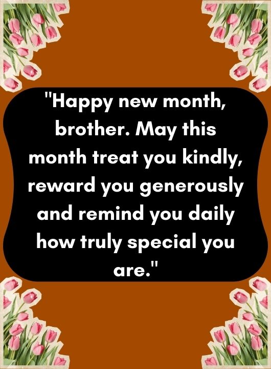 Sweet New Month Wishes