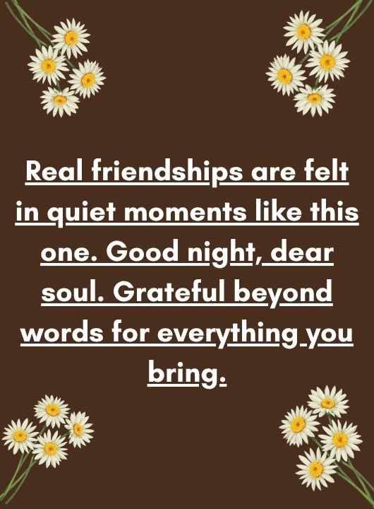 Good Night Messages for Friends