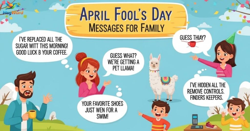 April Fool Day Messages for Family