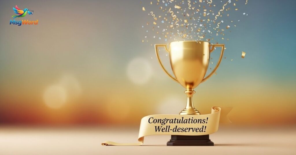 Congratulations Messages for Winning Awards