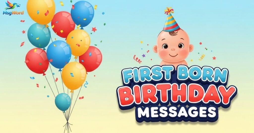 First Born Birthday Messages