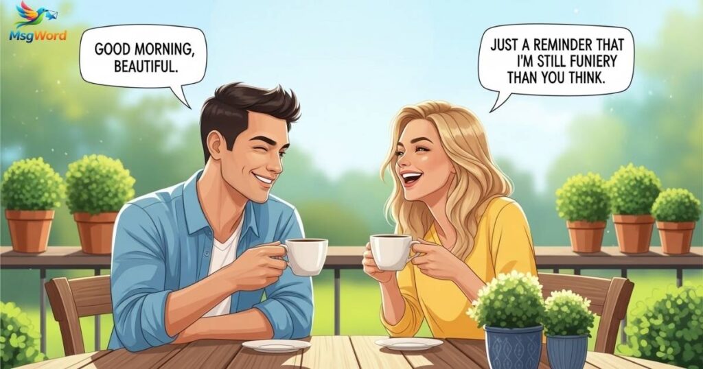 Funny Good Morning Messages for Wife