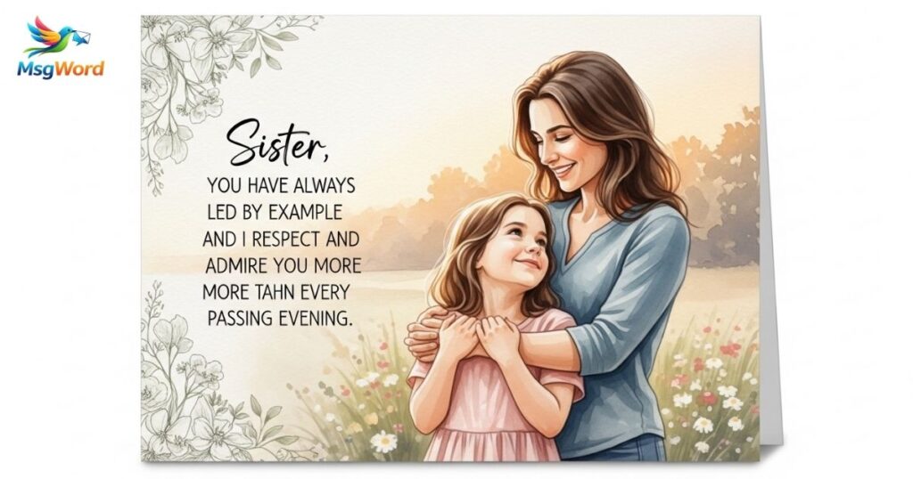 Good Evening Messages for Elder Sister