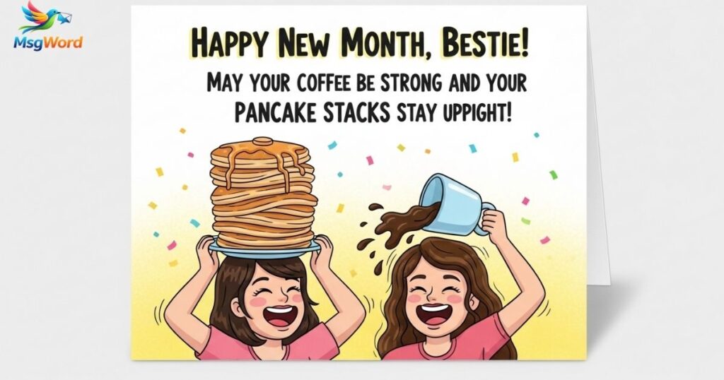 Happy New Month Messages for Bestie
