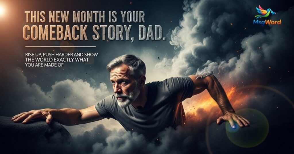 New Month Messages for Dad