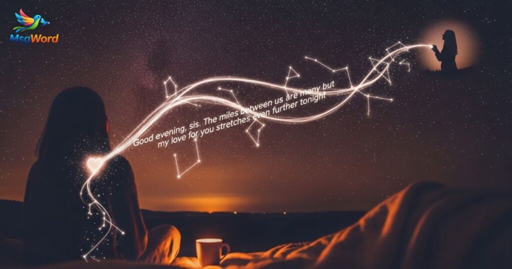Long Distance Good Evening Messages