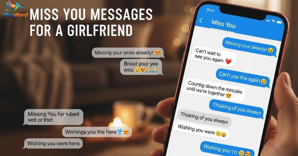Miss You Messages for Girlfriend