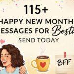 115+ Happy New Month Messages for Bestie: Send Today