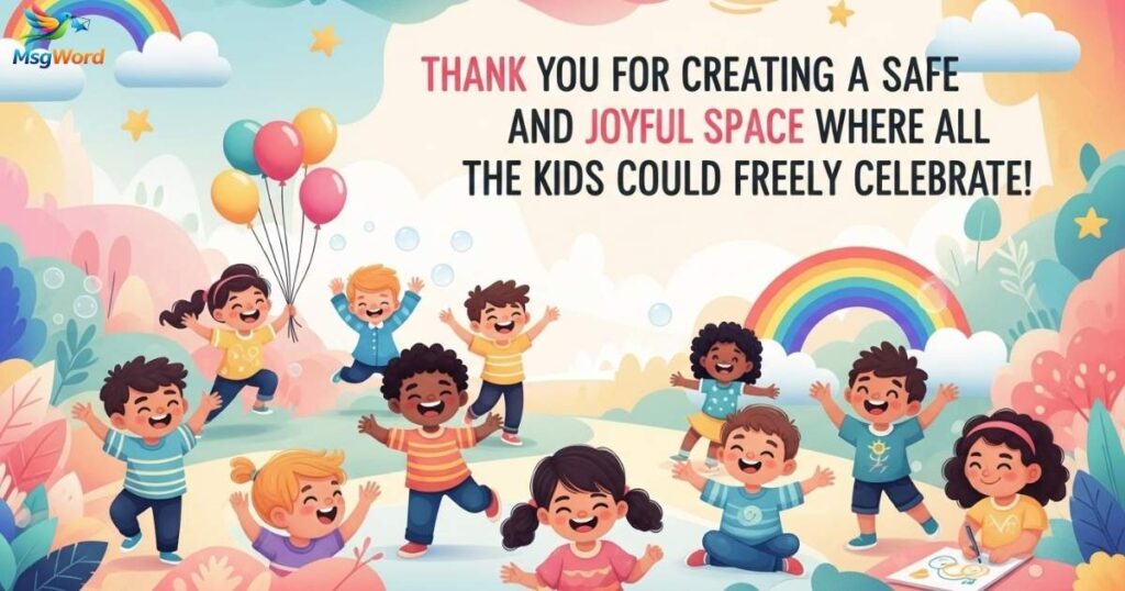 Thank You Messages for Kids Party Hosts