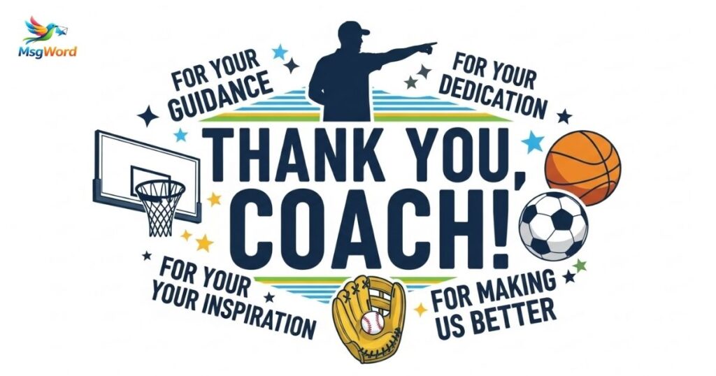 Thank You Messages for Sports Coach