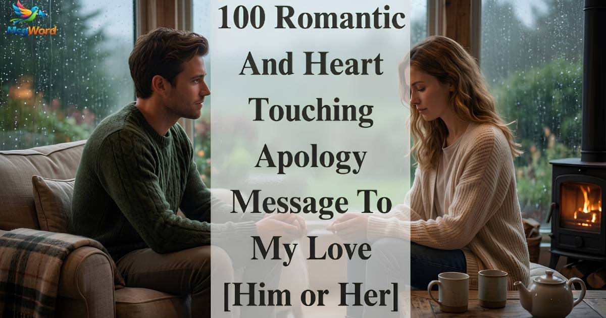 Apology Message To My Love