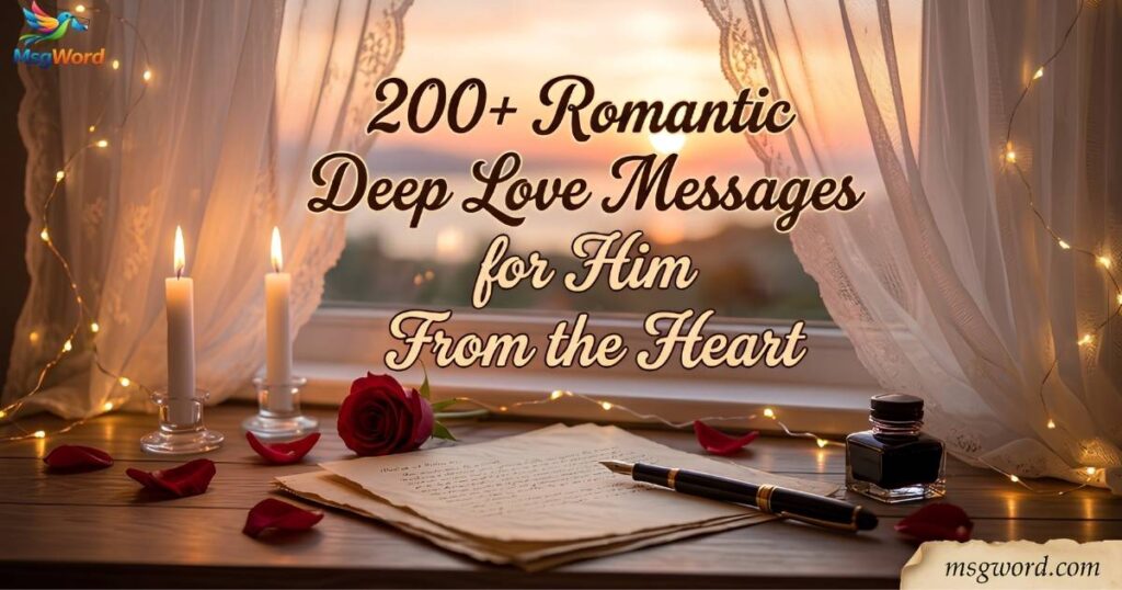 Deep Love Messages for Him