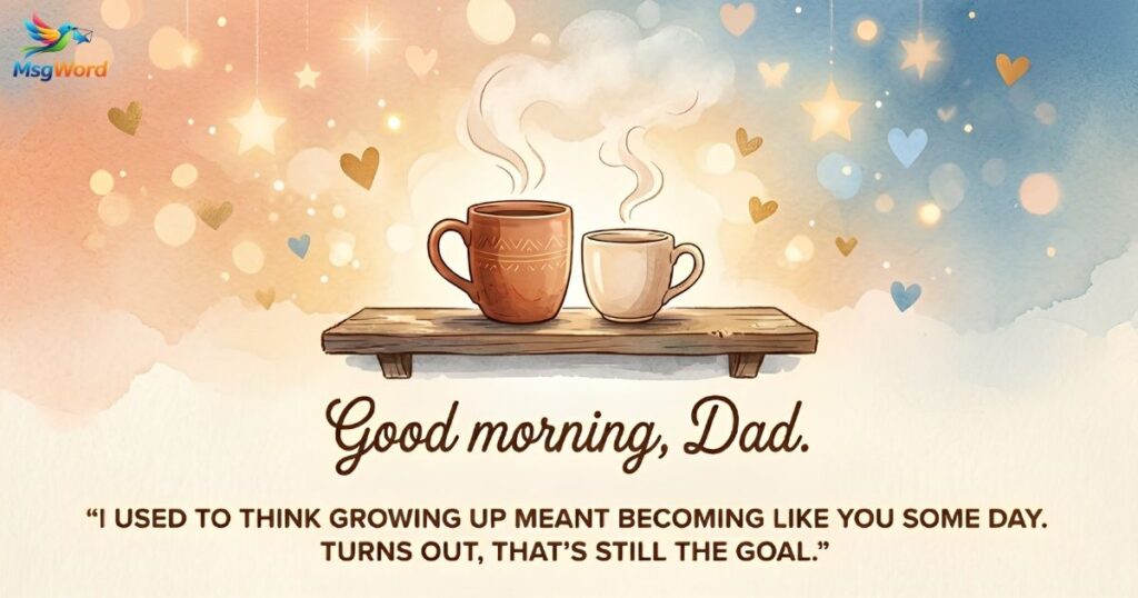 Good Morning Messages for Dad from Son