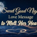 50+ Sweet Good Night Love Message to Melt Her Heart