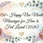 150+ Happy New Month Messages for Him to Feel Loved (2026)