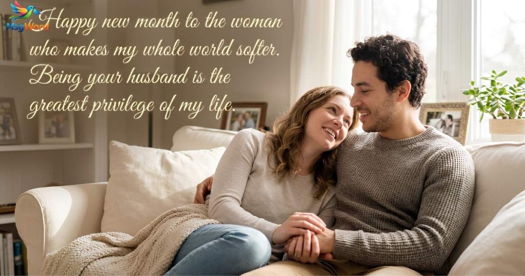 Happy New Month Wishes for Wife