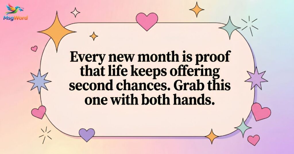 New Month Messages for Friends