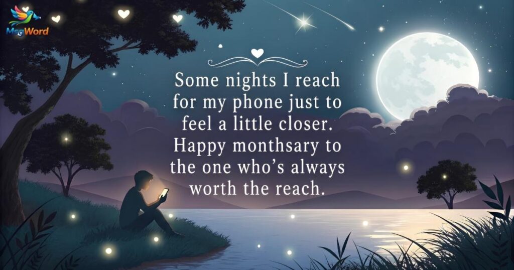 Long-Distance Monthsary Messages for Girlfriend When You Miss Her