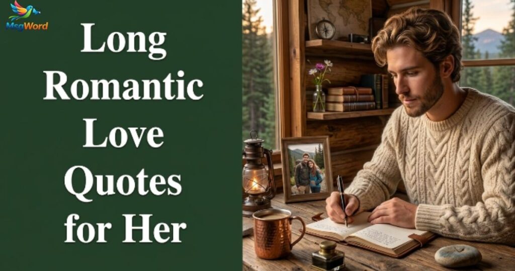 Long Romantic Love Quote for Her