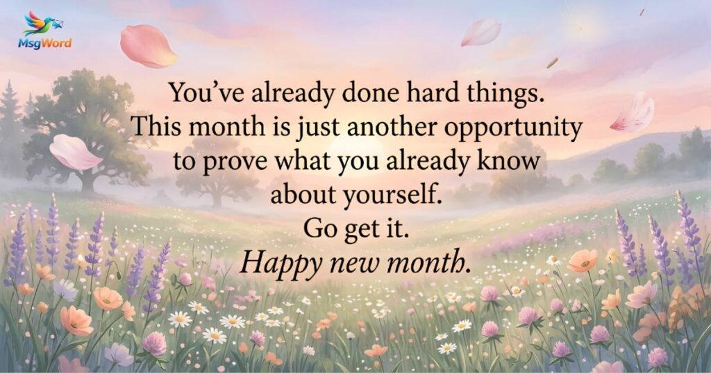 New Month Messages for Him