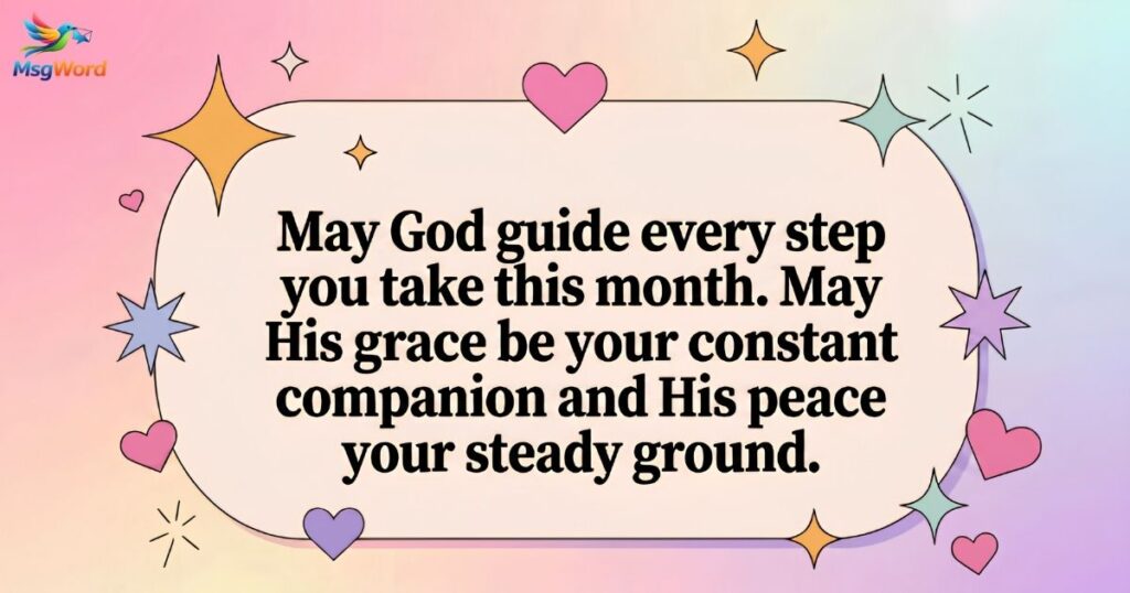 Prayerful New Month Messages for Friends