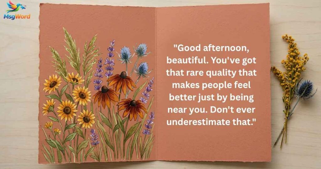 Amazing Good Afternoon Message to Her