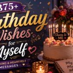 375+ Birthday Wishes for Myself: Touching & Heartfelt Messages