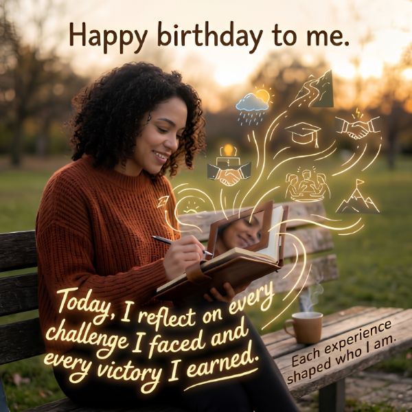 Emotional Birthday Wishes to Myself