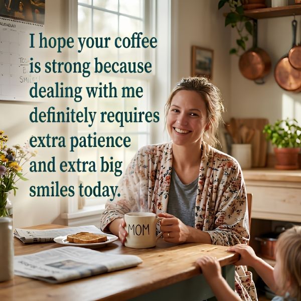 Funny Good Morning Messages for Mom