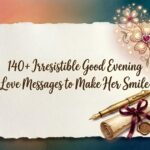 140+ Irresistible Good Evening Love Messages to Make Her Smile