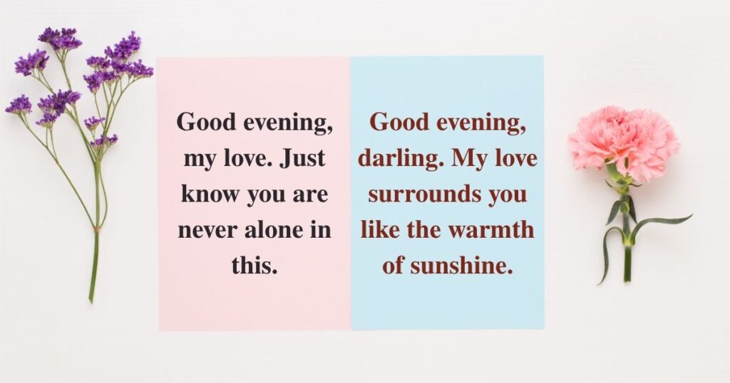 Good Evening Love Messages