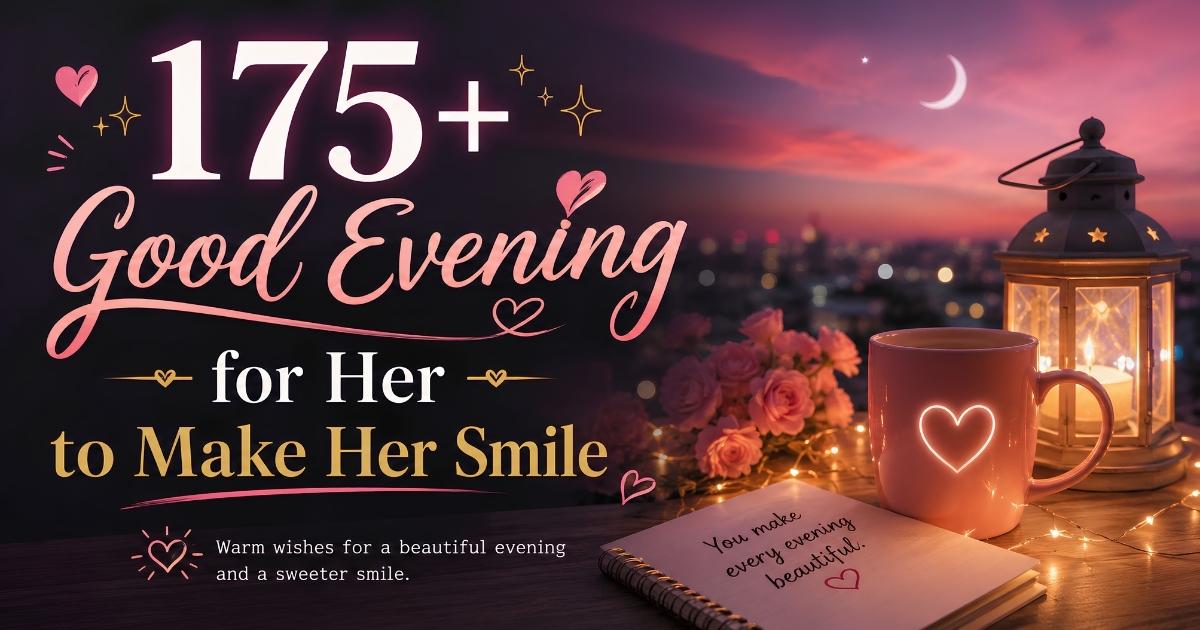 Good Evening Messages for Her