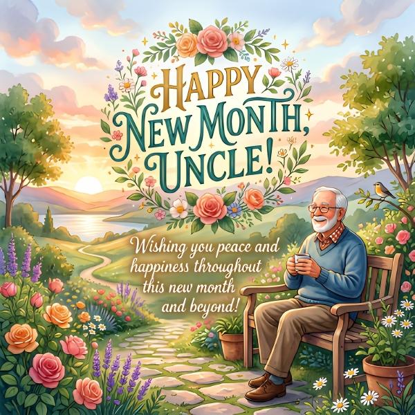 Happy New Month Wishes for Uncle