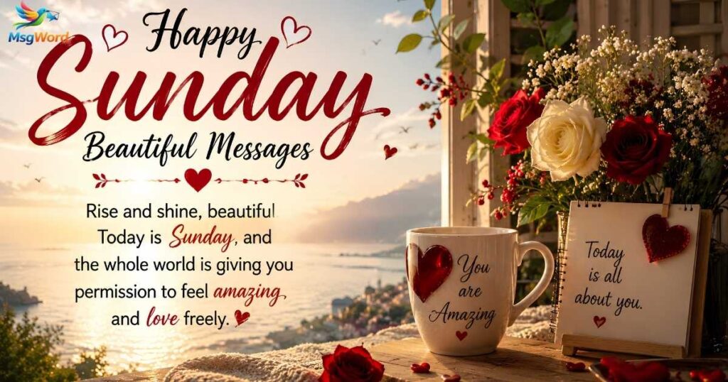 Happy Sunday Beautiful Messages
