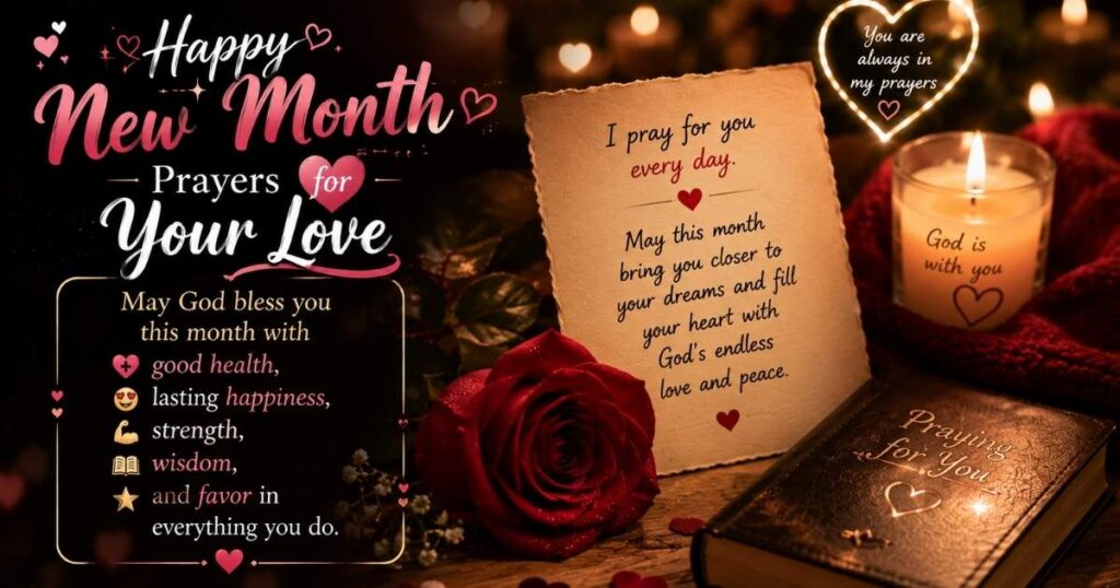 NEW MONTH PRAYERS FOR YOUR LOVE