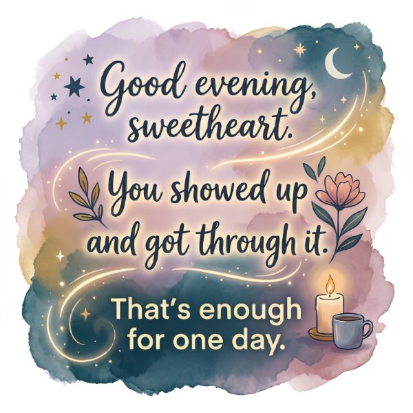 Situational Good Evening Messages