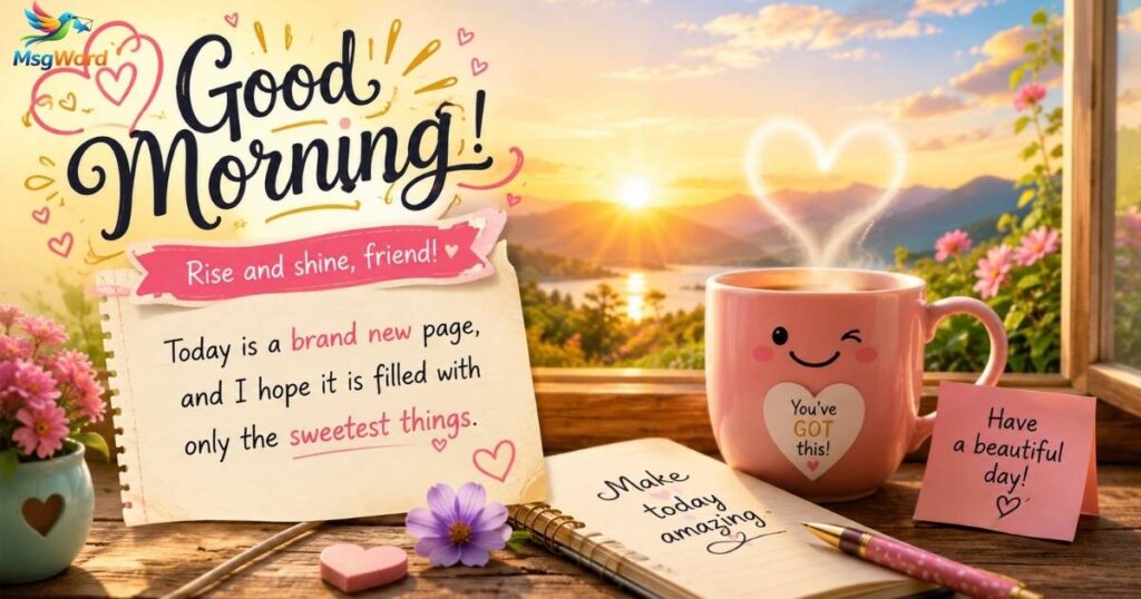 Sweet Good Morning Wishes for Friends