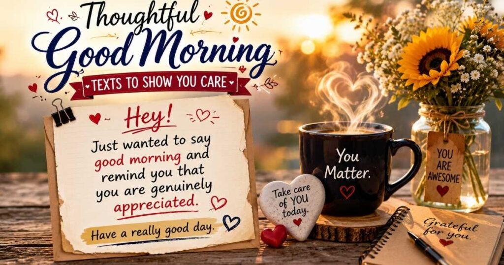 Thoughtful Good Morning Texts to Show You Care