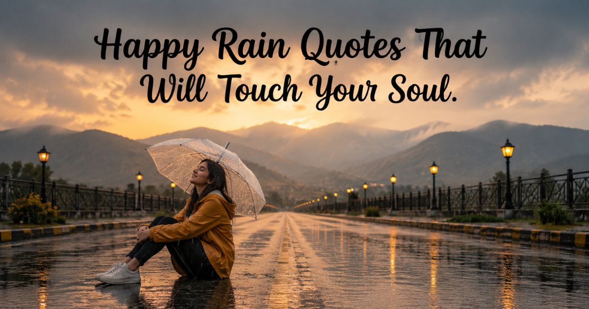 Happy Rain Quotes
