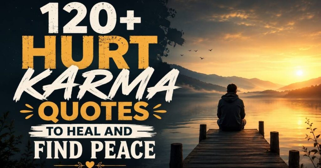 120+ Hurt Karma Quotes to Heal and Find Peace