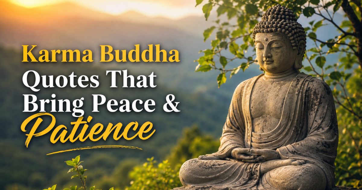 Karma Buddha Quotes
