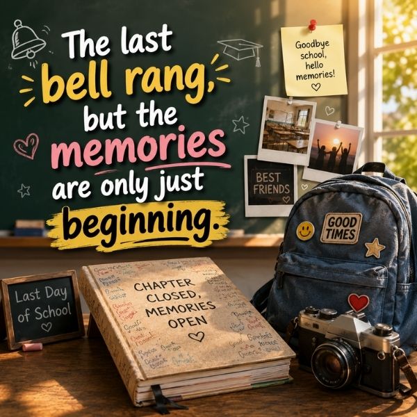 Last Day of School Memories Quotes