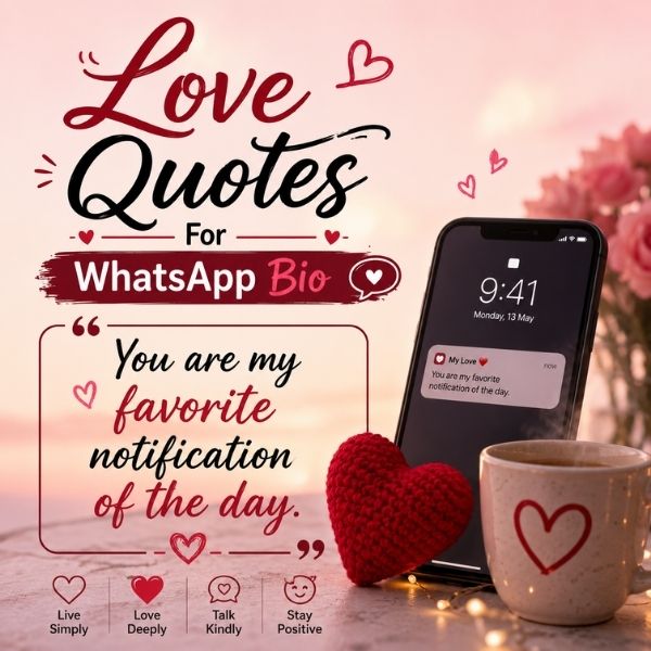 Love Quotes For WhatsApp Bio