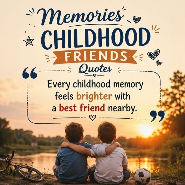 Memories Childhood Friends Quotes