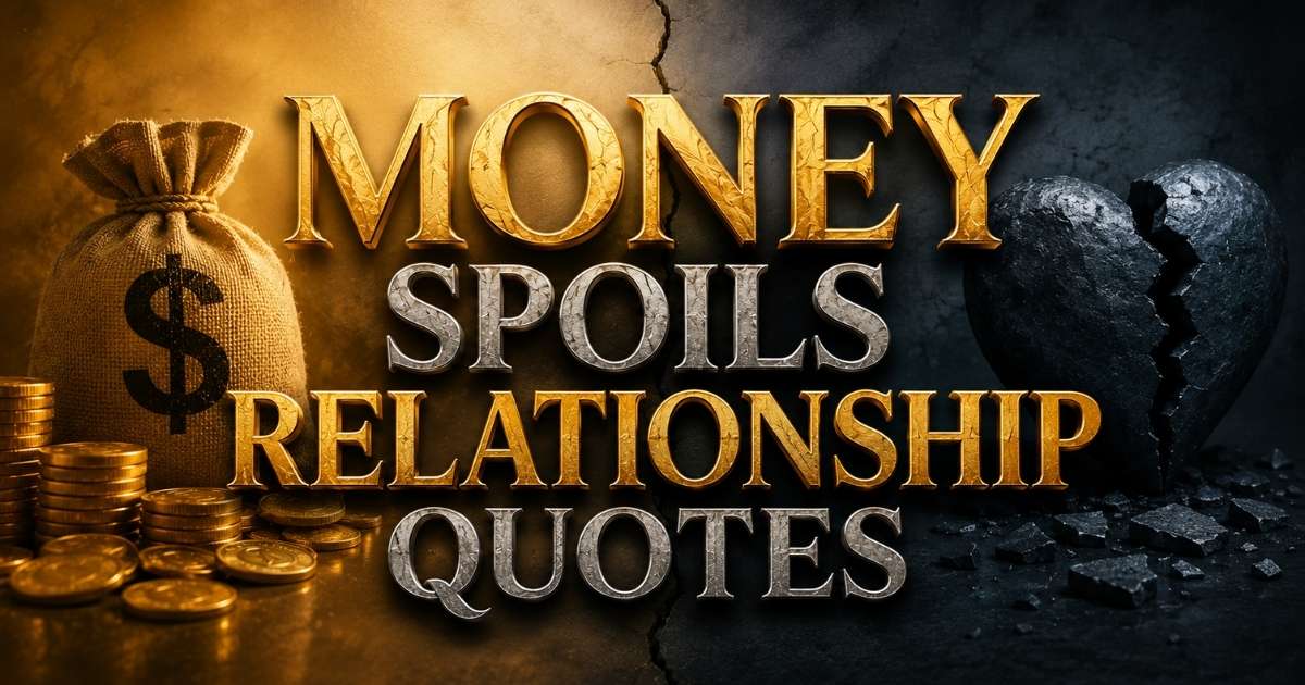 Money Spoils Relationship Quotes